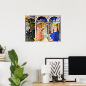 Poster NONCIATION de Fra Beato Angelico (Bureau à domicile)