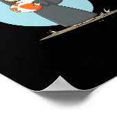 Poster Nonne de vacances cool avec plage Ll pour garçons (Coin)
