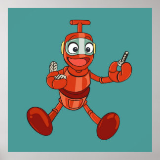 Poster Nono le petit robot personnage d'Ulysse 31