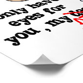 Poster n'ont que des yeux de bière drôle conception de bo (Coin)