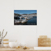 Poster noordoostkust (Keuken)