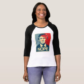 Poster Nope - Donald Trump - T-shirt (Voorkant volledig)