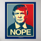 POSTER NOPE TRUMP (Devant)