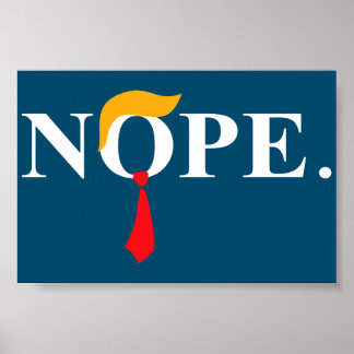 Poster Nope Trump