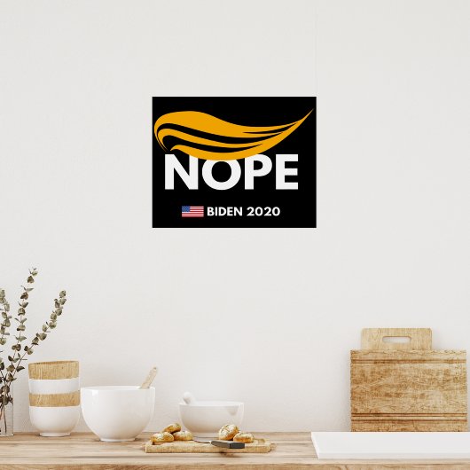 Poster Nope Trump (Cuisine)