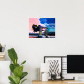 Poster NORA, RETOUR À L'AVENIR, Science Fiction, Science- (Bureau à domicile)