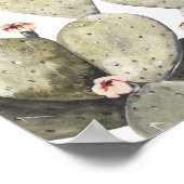 Poster Norah - Bohemian Cactus Prickly Pear Panneau perso (Coin)