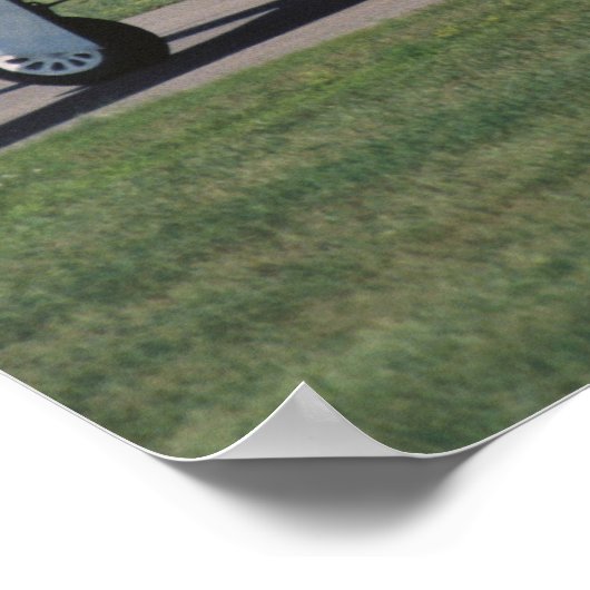 Poster Nord-américain P-51 D Dazzling Donna sur le (Coin)