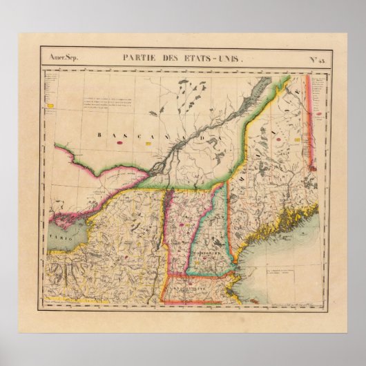 Poster Nord-Est des États-Unis 43 (Devant)