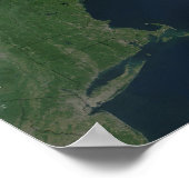 Poster Nord-Est des États-Unis et du Canada (Coin)