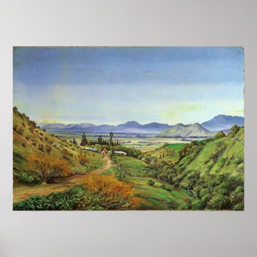 Poster Nord - Santiago Depuis Apoquindo (Devant)