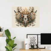 Poster Nordic Retro Pagan Art Imprimer/Poste (Bureau à domicile)