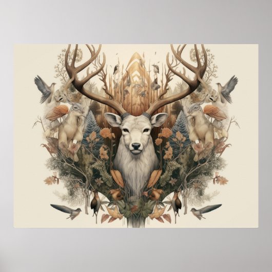 Poster Nordic Retro Pagan Art Imprimer/Poste (Devant)