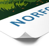 Poster Norfolk Cast Angleterre Travel Print (Coin)