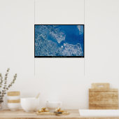 Poster Norfolk Hampton & Virginia Beach Virginia satellit (Cuisine)