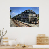 Poster Norfolk Southern en HDR. (Cuisine)