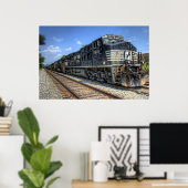 Poster Norfolk Southern en HDR. (Bureau à domicile)