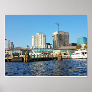 Poster Norfolk, Virginia Waterside District