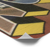 Poster Norfolk, Virginie - Scènes de grandes lettres (Coin)