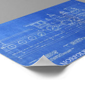 POSTER NORFOLK & WESTERN RAILROAD MOTEUR NO.521 (Coin)