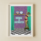 Poster Normal est surévalué Funky & Fun Altered Art