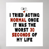 Poster Normal par intérim (Devant)