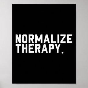 Poster Normaliser la thérapie _ Sensibilisation à la sant