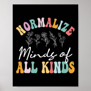 Poster Normaliser Les Esprits De Toutes Sortes Autisme