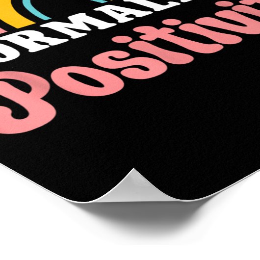 Poster Normalize Sitivity Rainbow Funny Saying Motivation (Coin)