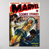 Poster Norman Saunders présente Marvel Science Stories po (Devant)