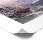 Poster Normandie de la French Line (Coin)