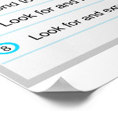 Poster Normes pour l'affiche de pratique mathématique (Coin)