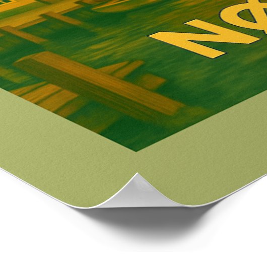 Poster Nørresundby Denmark Bridge (Coin)