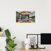 Poster Norris, Tennessee - Salutations Du Barrage De Norr (Bureau à domicile)