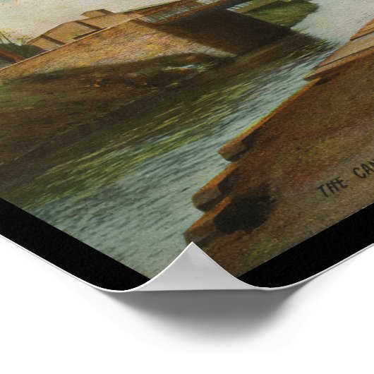 Poster Norristown PA Canal Lock Pennsylvanie (Coin)