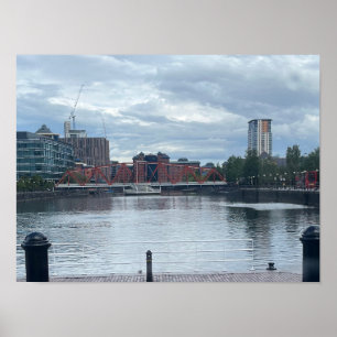 Poster North Bay Manchester City Angleterre Royaume-Uni