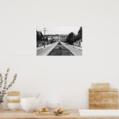 Poster North Bend, Oregon Town View Photographie (Cuisine)