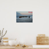 Poster North Cape, Norvège (Cuisine)