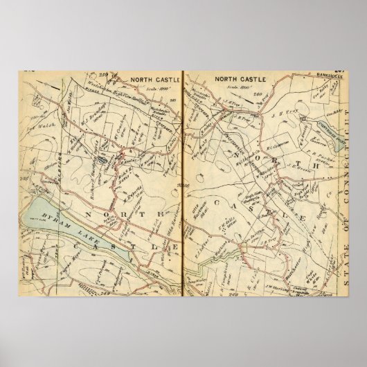 Poster North Castle, New York 2 (Devant)