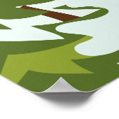 Poster North Conway New Hampshire, pour skier (Coin)