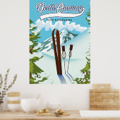 Poster North Conway New Hampshire, pour skier (Cuisine)