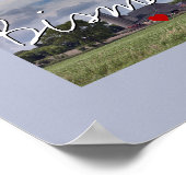 Poster North Dakota State Photo insert and town name (Coin)