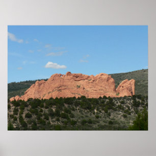 Poster North Gateway Rock, Garden of the Gods, Colorado