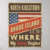 Poster North Kingstown Rhode Island (Devant)