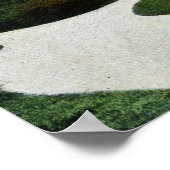 Poster North Park Vue de l'école Brownell, incendie (Coin)