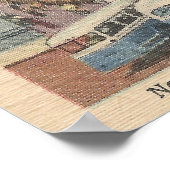 Poster North Queen Street de Penn Carré, Lancaster PA (Coin)