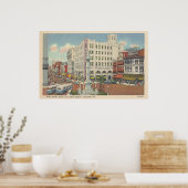 Poster North Queen Street de Penn Carré, Lancaster PA (Cuisine)