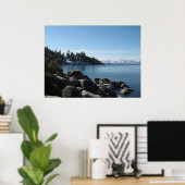 Poster North Shore Lake Tahoe, Incline Village, Nevada (Bureau à domicile)