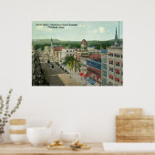 Poster North Street, Pittsfield 1912 Vintage (Cuisine)