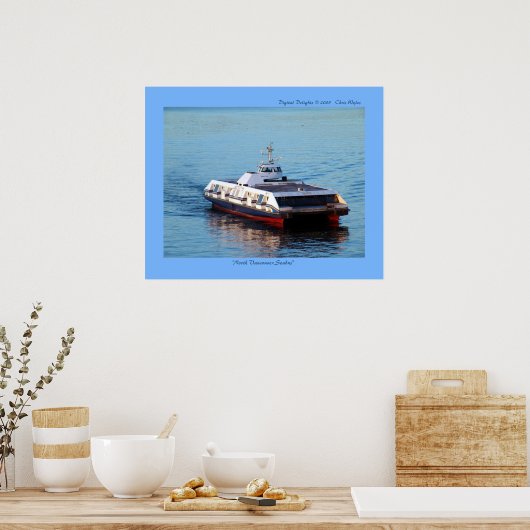 Poster "North Vancouver Seabus" (Cuisine)
